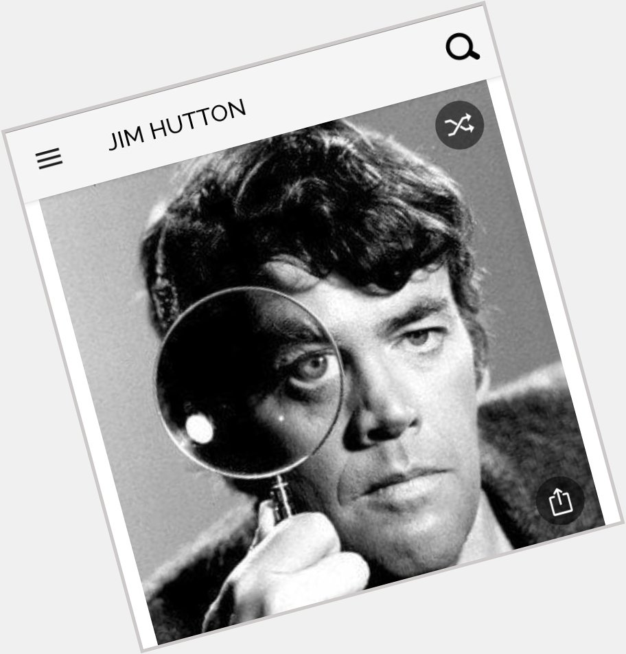 Happy birthday to this great actor.  Happy birthday to Jim Hutton 