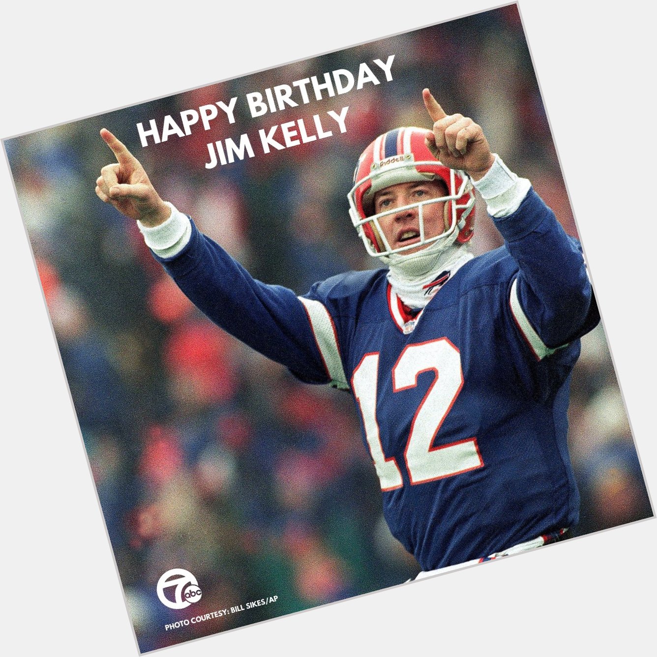 Join us in wishing a very happy birthday to Buffalo Bills Hall of Fame quarterback Jim Kelly! 
