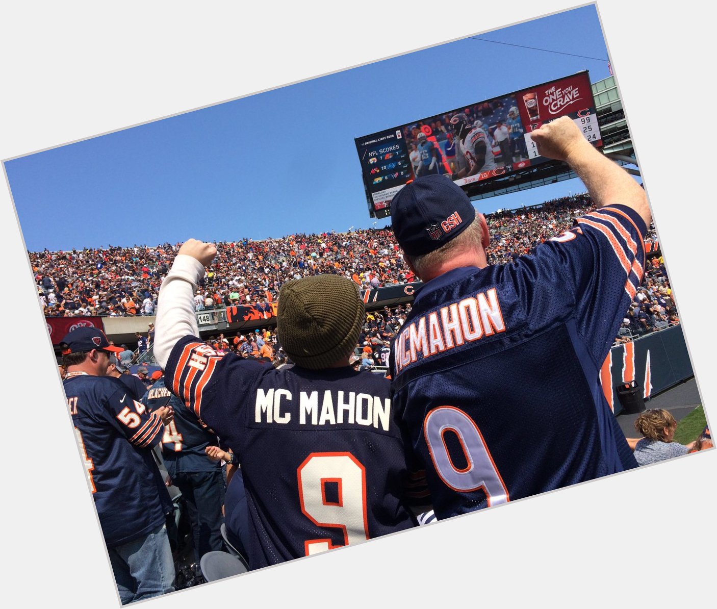 Happy Birthday to Jim McMahon, my favorite Chicago Bear and who s painting adorns McMahon s Pub! 