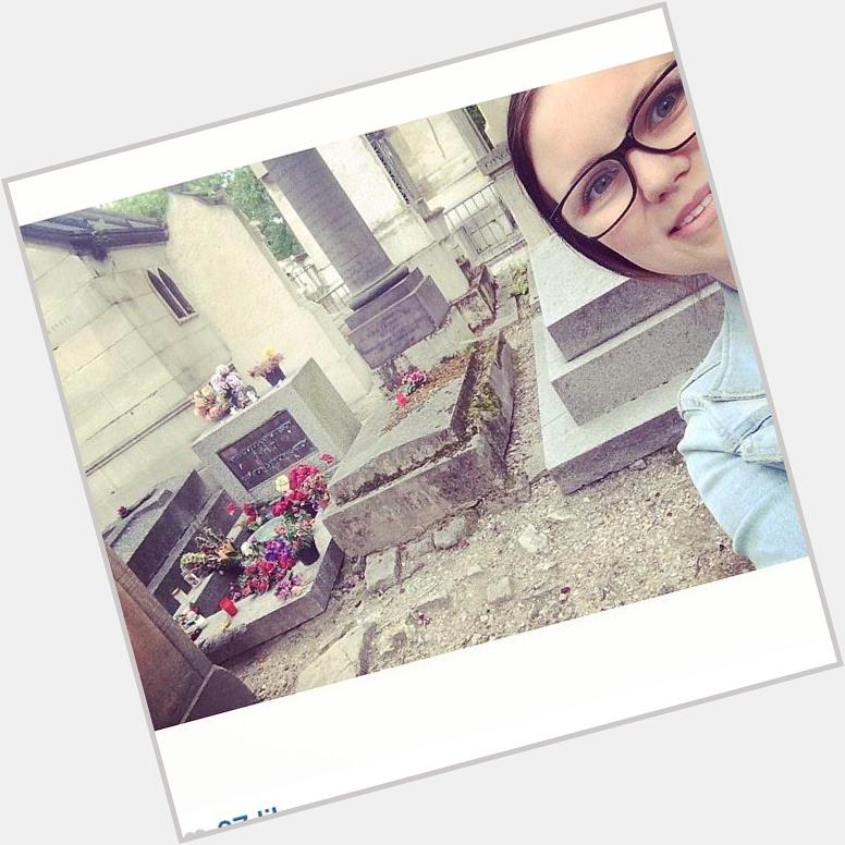 That time I went to Paris &took a selfie at Jim Morrisons grave. Happy birthday to this musical genius. 