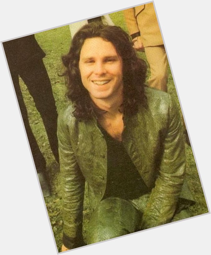 Happy birthday Jim Morrison, thank you for creating music and being you. 