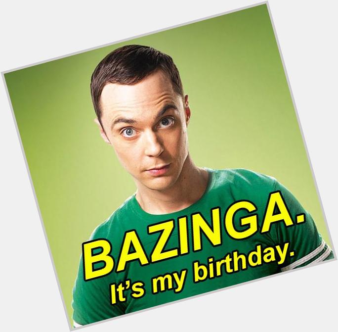 Happy Birthday Jim Parsons! Watch Jim as Dr. Sheldon Cooper on tonight at 7 & 7:30! 