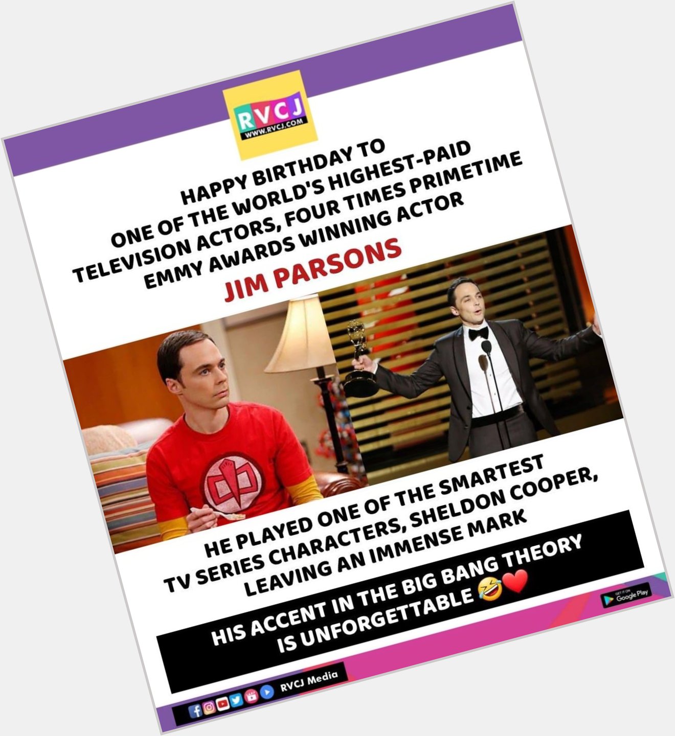 Happy Birthday Jim Parsons!      