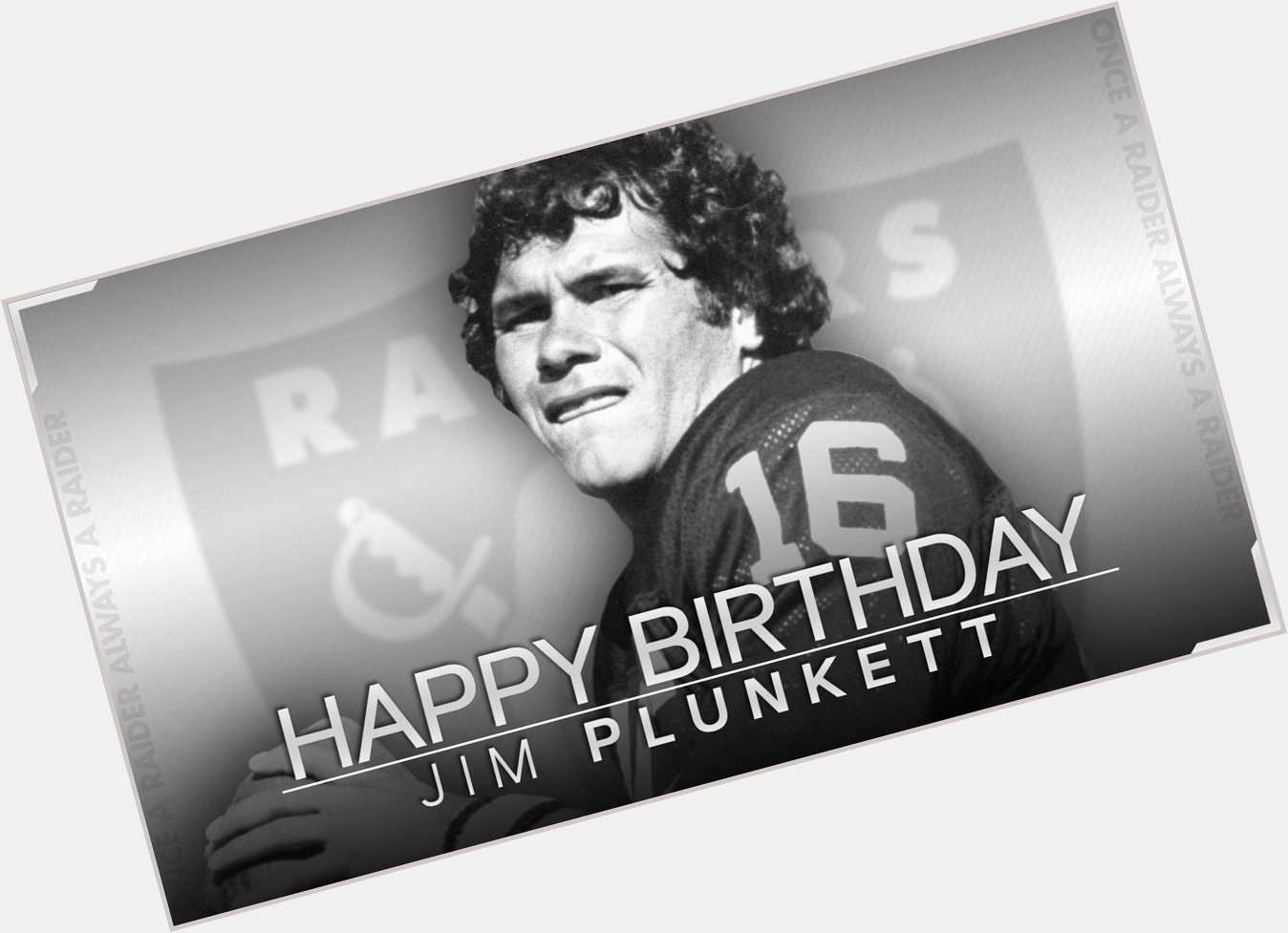 Happy birthday Jim Plunkett!! 