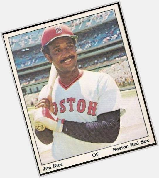 Happy 65th birthday to Jim Ed Rice, whose \75 Topps card isn\t the only rookie-era issue:   