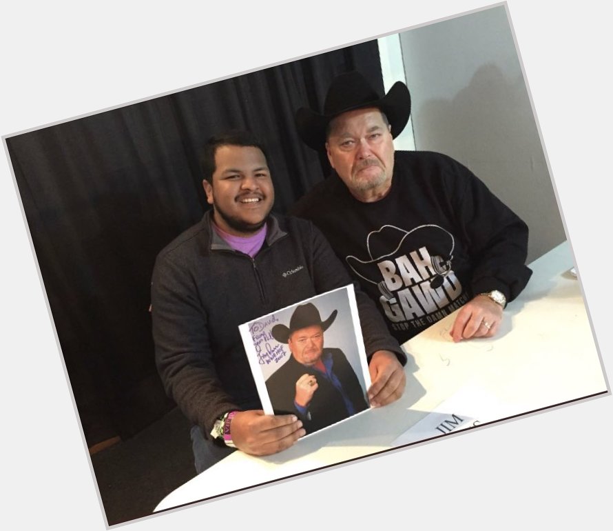 Happy birthday to the greatest of all time Jim Ross  
