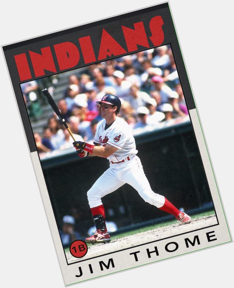Happy 45th birthday to overlooked slugger Jim Thome. 612 HRs (only 38 fewer than Willie Mays) no hint of PEDs. 