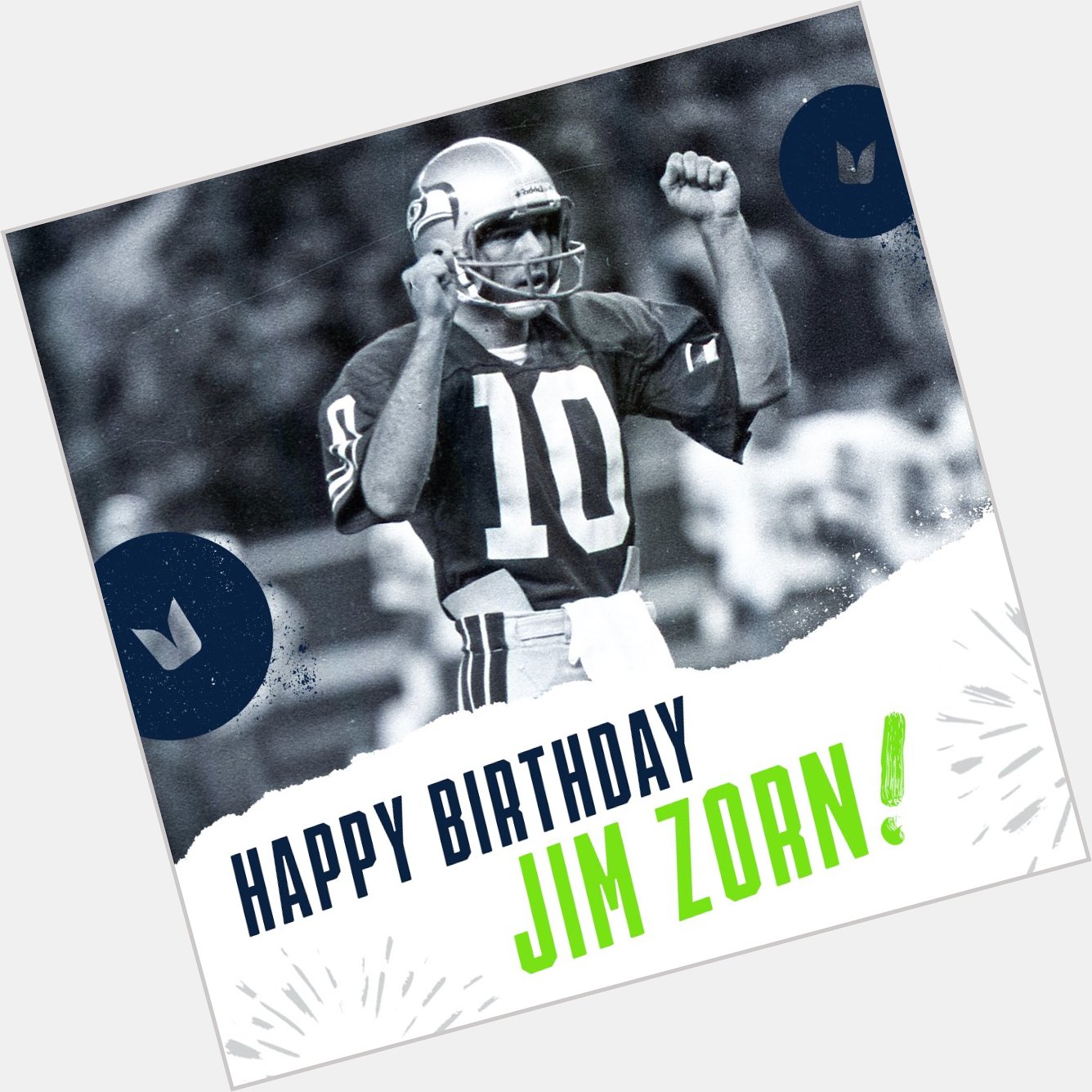 One of the greatest to wish Seahawks Ring of Honor member Jim Zorn a Happy Birthday! 