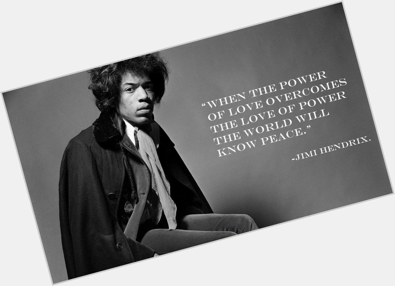 Happy birthday Jimi Hendrix. 