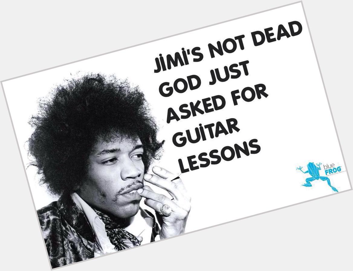 Happy Birthday Jimi Hendrix!! 