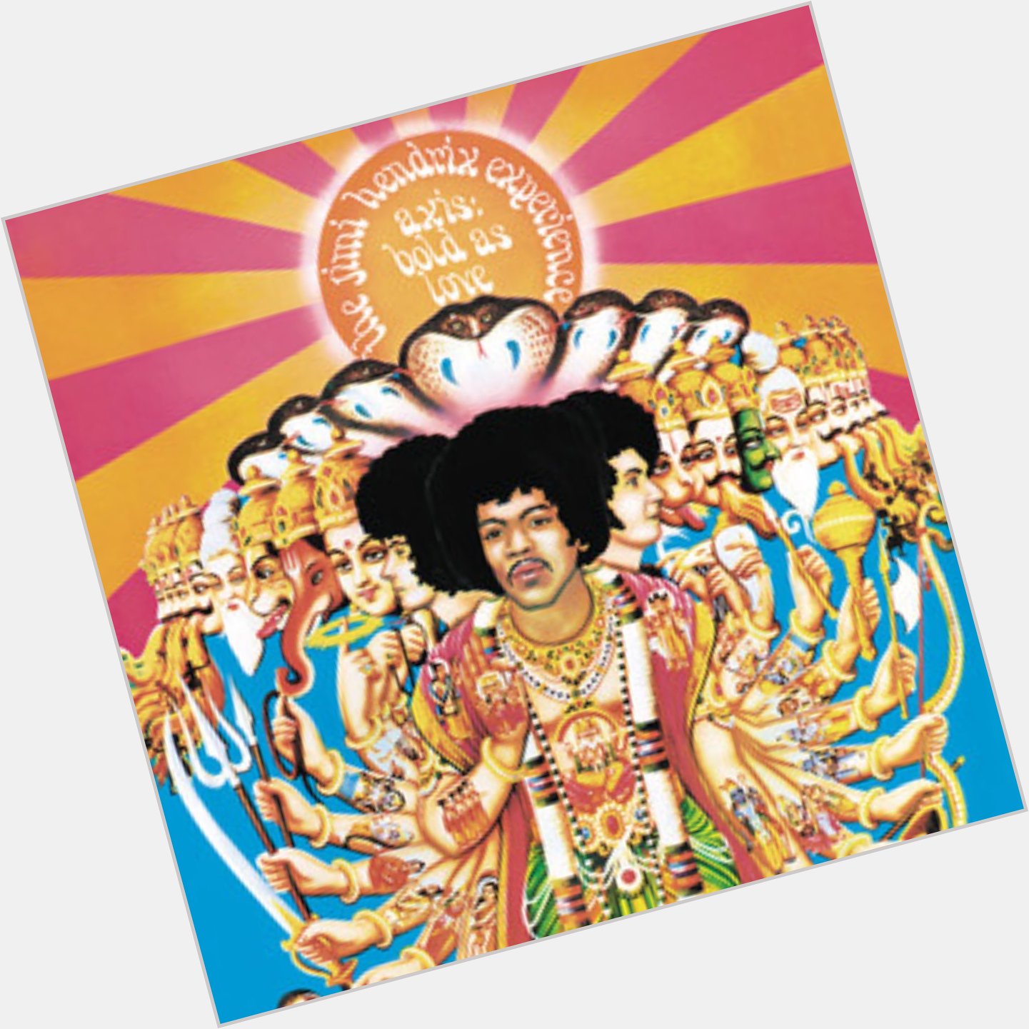 Happy 50th birthday to axis bold as love. One of Jimi Hendrix amazing albums. 