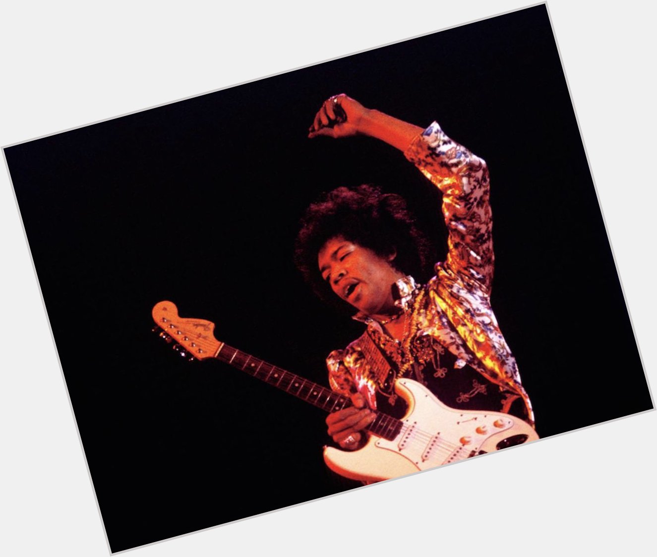 Happy Birthday to the late Jimi Hendrix today. Exemplary guitar chops.   