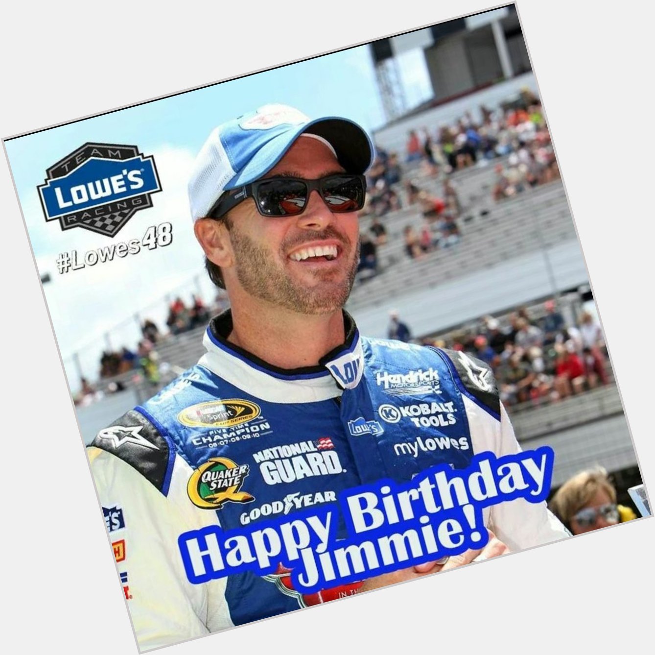 Happy birthday to you Jimmie Johnson! 