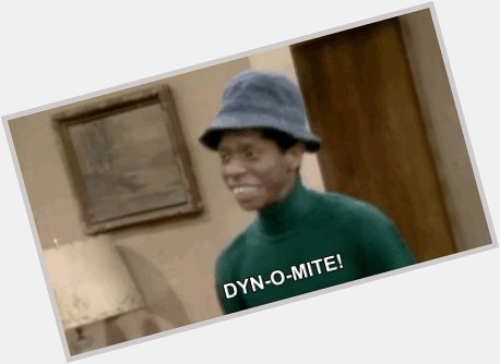 Happy 75th Birthday Jimmie Walker.  He used to be \"Dynomite\" J.J. Evans on \"Good Times\". 