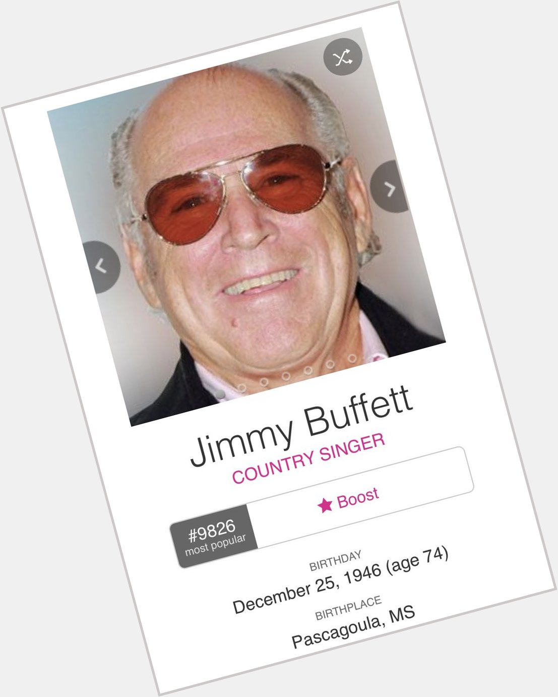 Happy Birthday to Jimmy Buffett! 