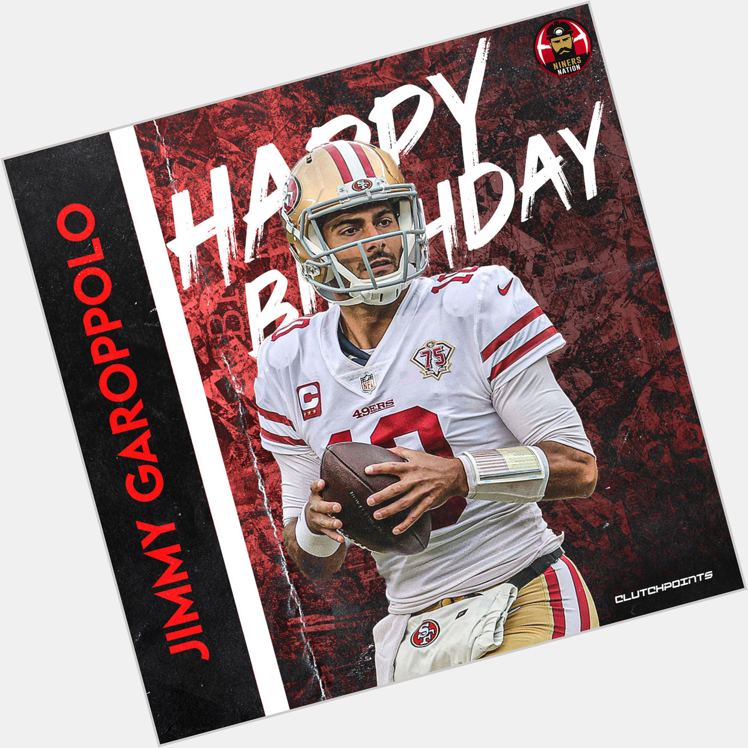 Join 49ers Nation in greeting 2x Super Bowl Champ, Jimmy Garoppolo, a happy 30th birthday! 