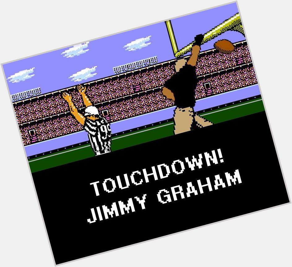 " TOUCHDOWN! Brees to birthday boy for a 9-yd score happy birthday Jimmy graham