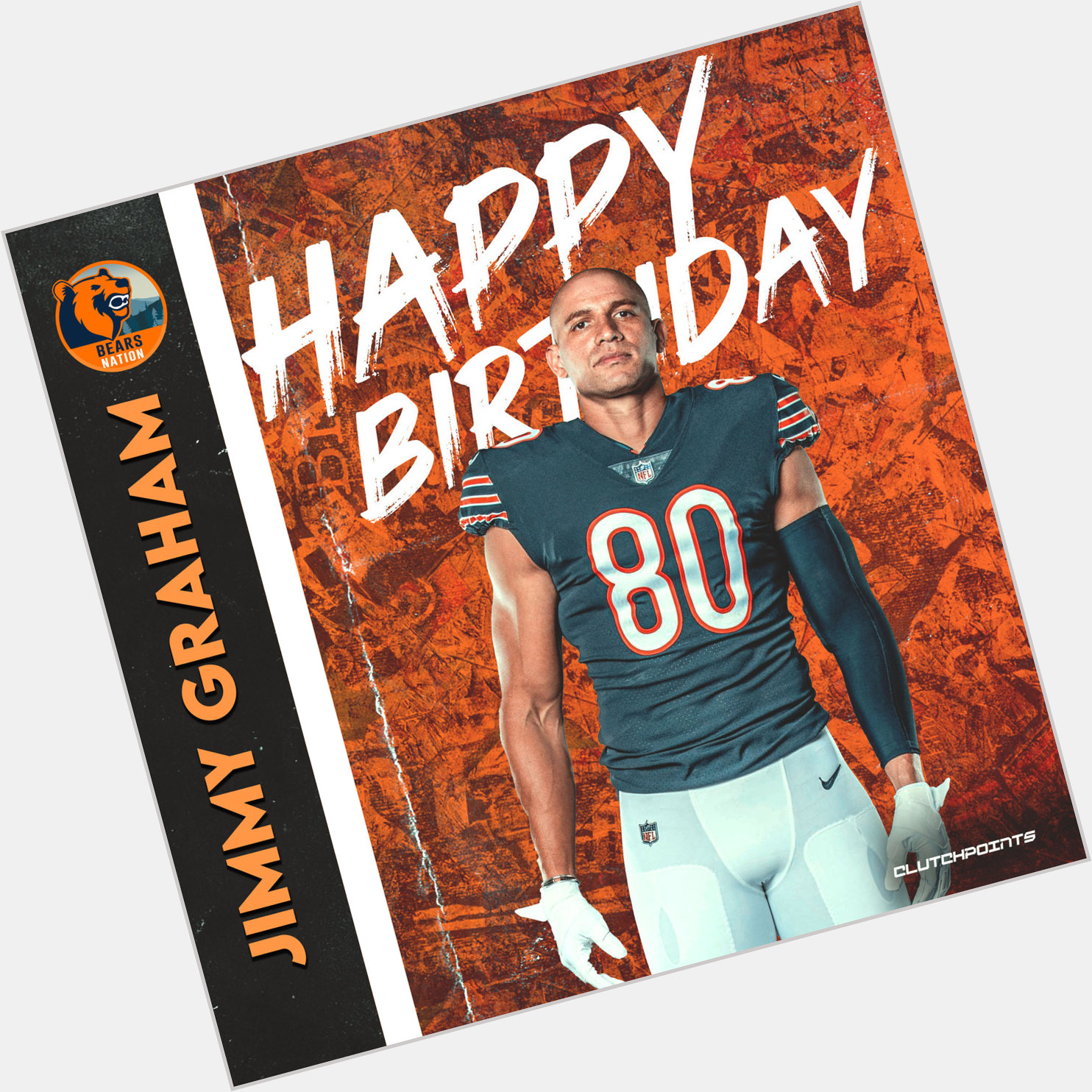 Join Bears Nation in greeting 5x Pro Bowler and 1x All-Pro, Jimmy Graham, a happy 35th birthday! 