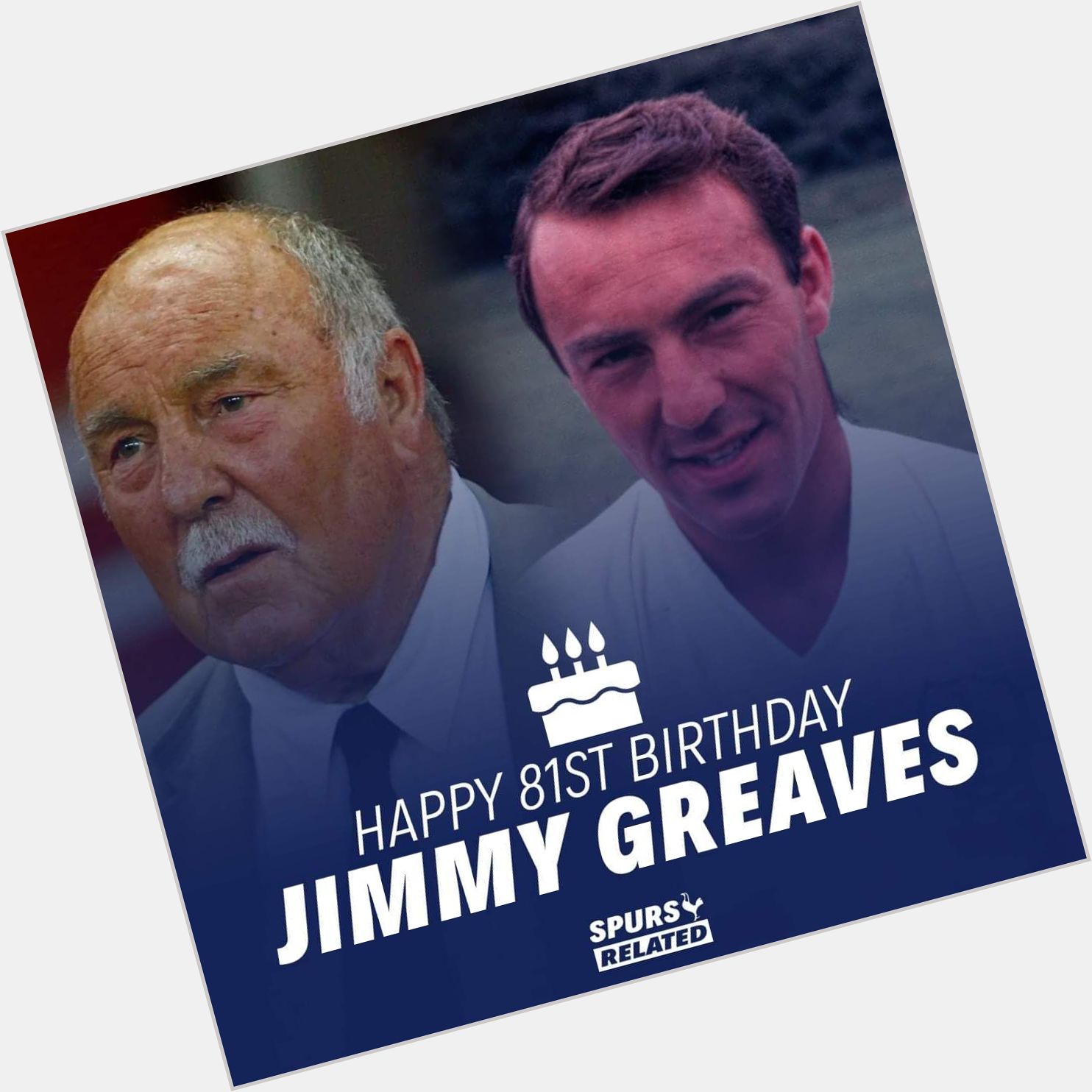 Happy 81st Birthday to Tottenham\s all time goalscorer & Legend Jimmy Greaves!   
