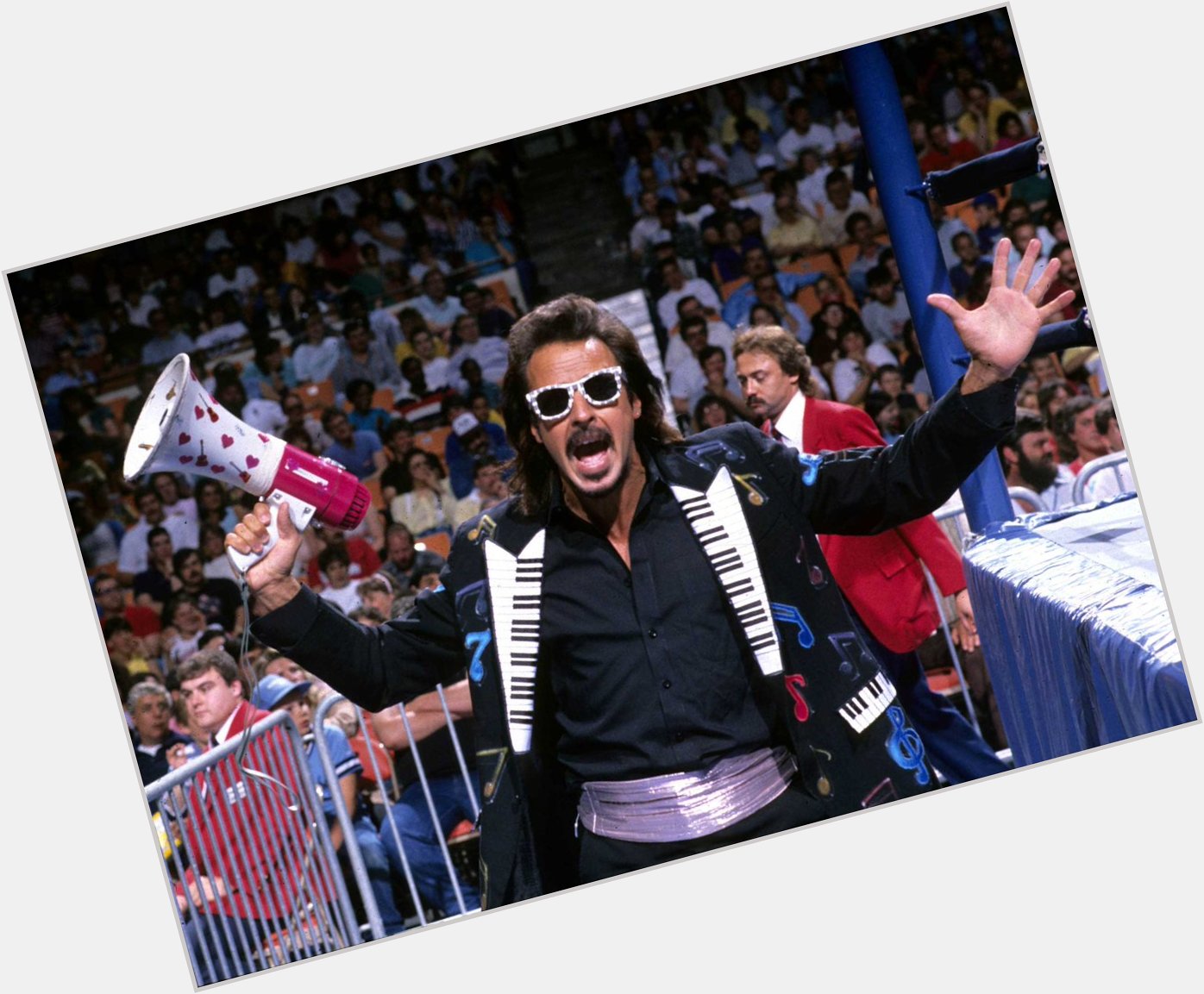 Happy birthday to WWF legend the \"Mouth of the South\" Jimmy Hart.   