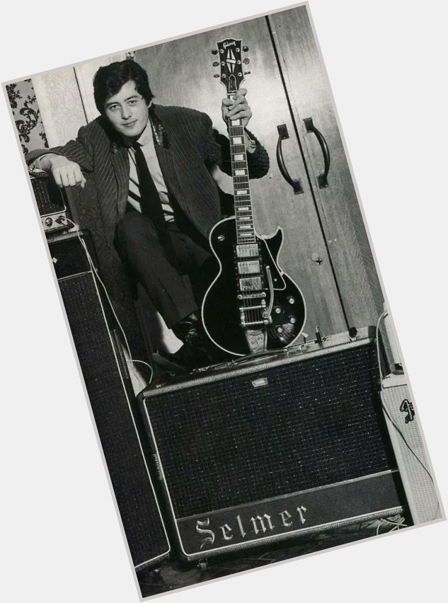 A very happy 79th birthday to Jimmy Page. Photograph c.1964. 