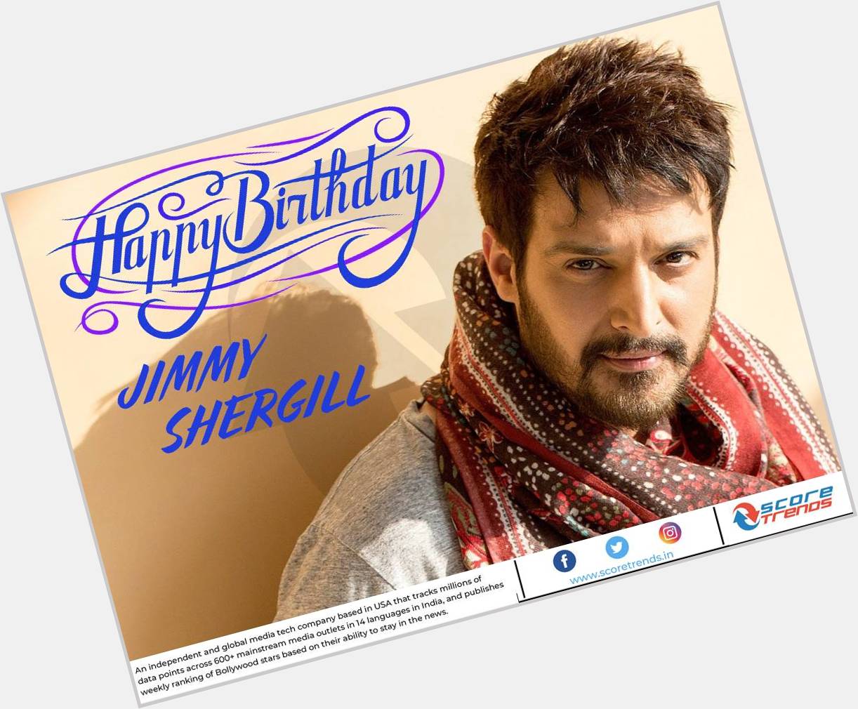 Score Trends wishes Jimmy Shergill a Happy Birthday!! 
