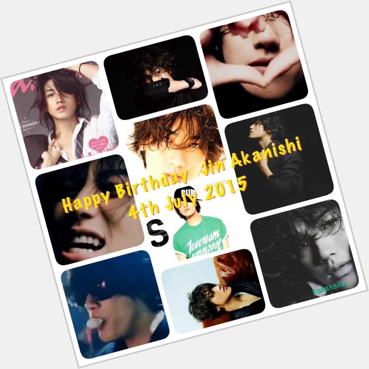 Happy BirthDay Jin Akanishi  4 July 2015  