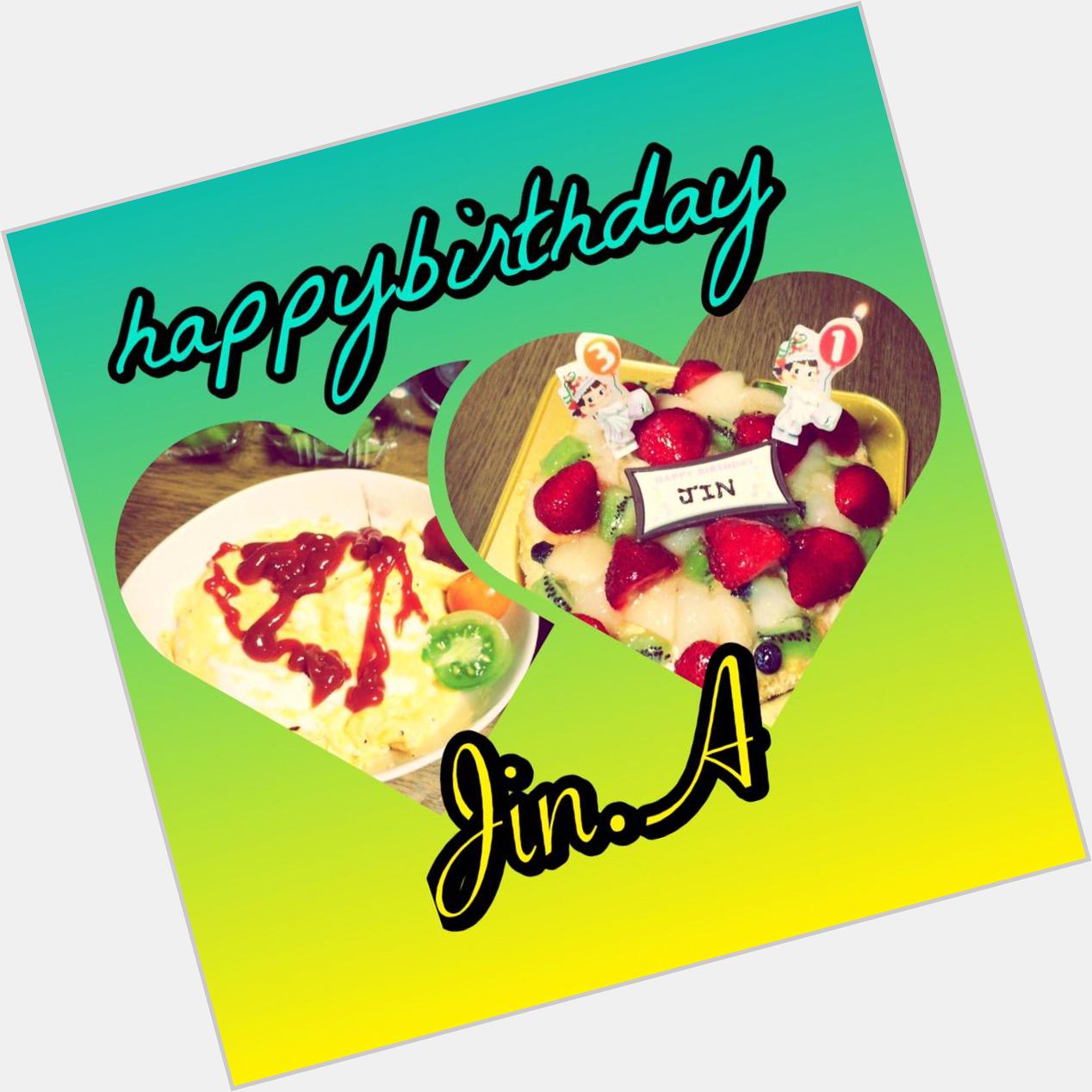  happy birthday!!Jin!!
31       happy jindependence day  1th anniversary (   *)  *                  