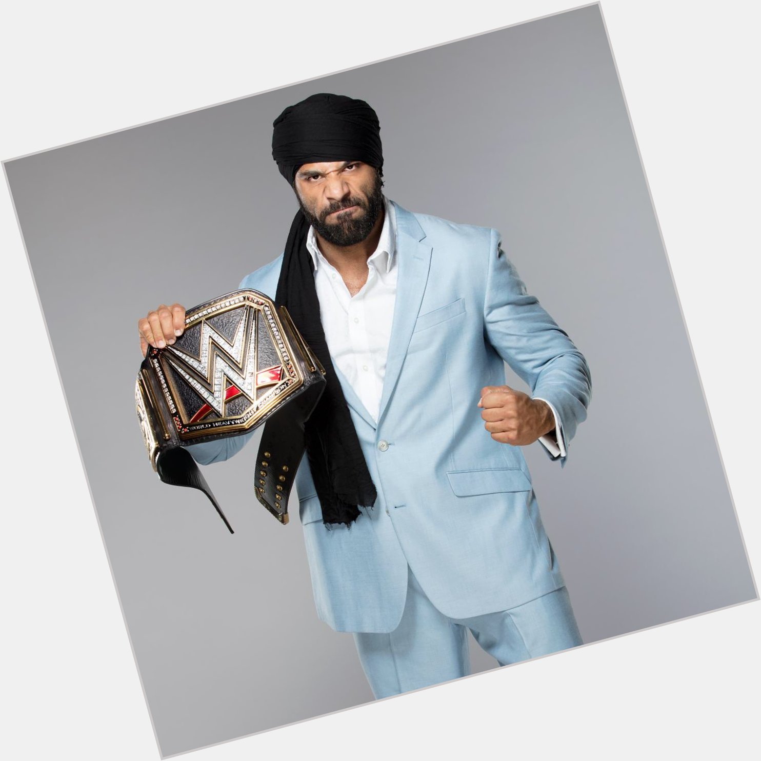 Hoy cumple 31 años el luchador Jinder Mahal actal campeón de WWE Happy Birthday   