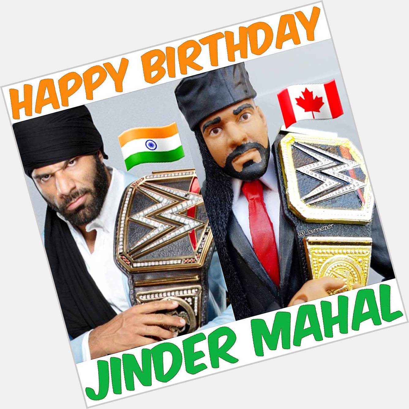 Happy Birthday to the WWE Champion, the Modern Day Maharaja, Jinder Mahal! 