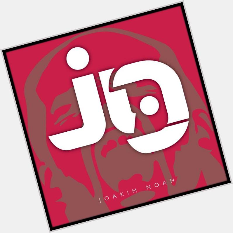 A logo and a Happy Birthday wish for 2014 Defensive POY Joakim Noah!     