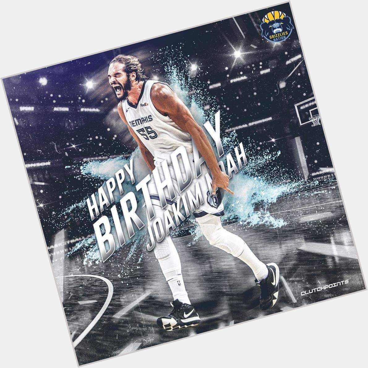 Join Grizzlies Nation in wishing Joakim Noah a happy 34th birthday!    