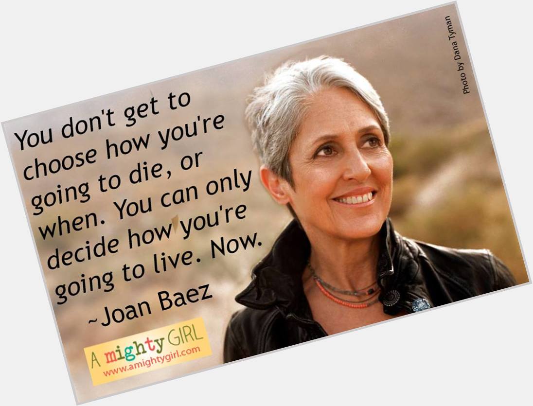 Happy 74th birthday to legendary American folk singer, songwriter and activist Joan Baez! 