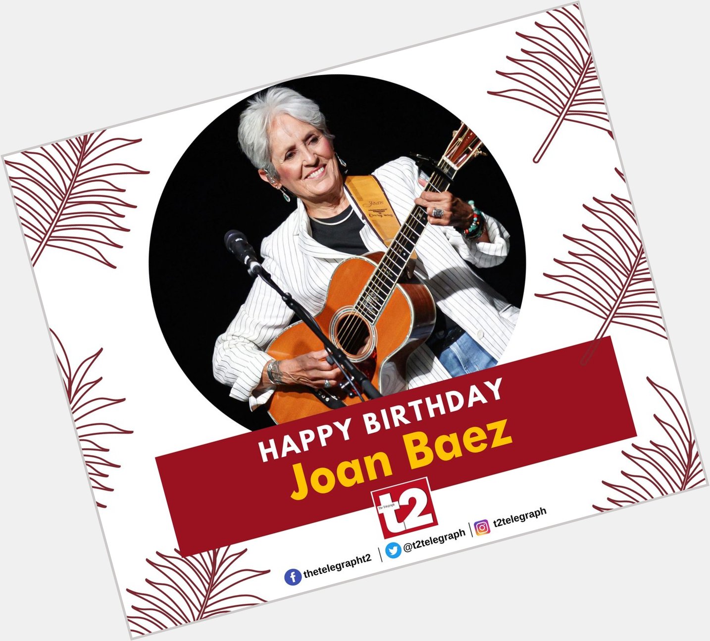 Happy birthday Joan Baez and thank you for making music that always speaks to the heart 