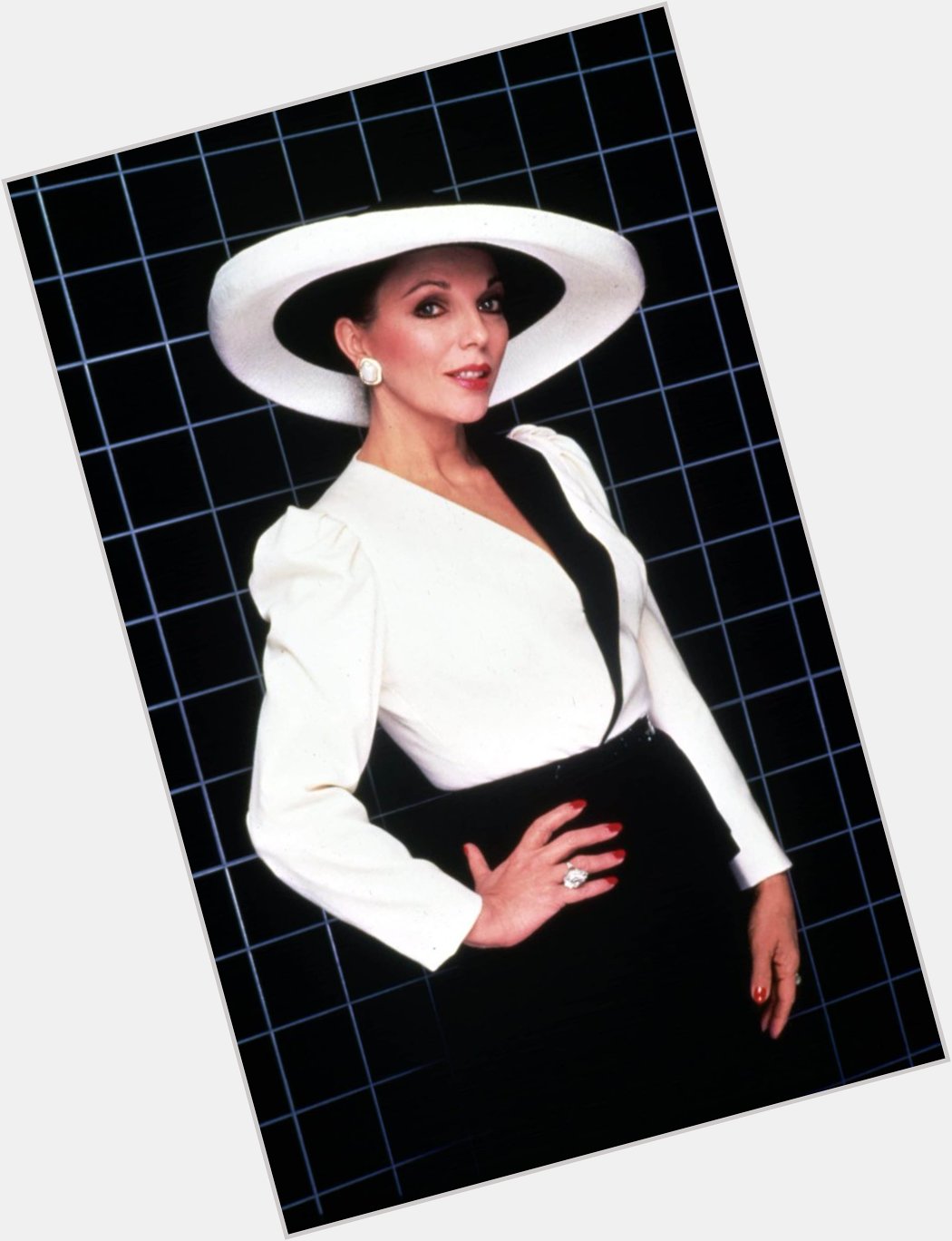 Happy birthday to Joan Collins! 
Dress accordingly for this style icon\s birthday. 