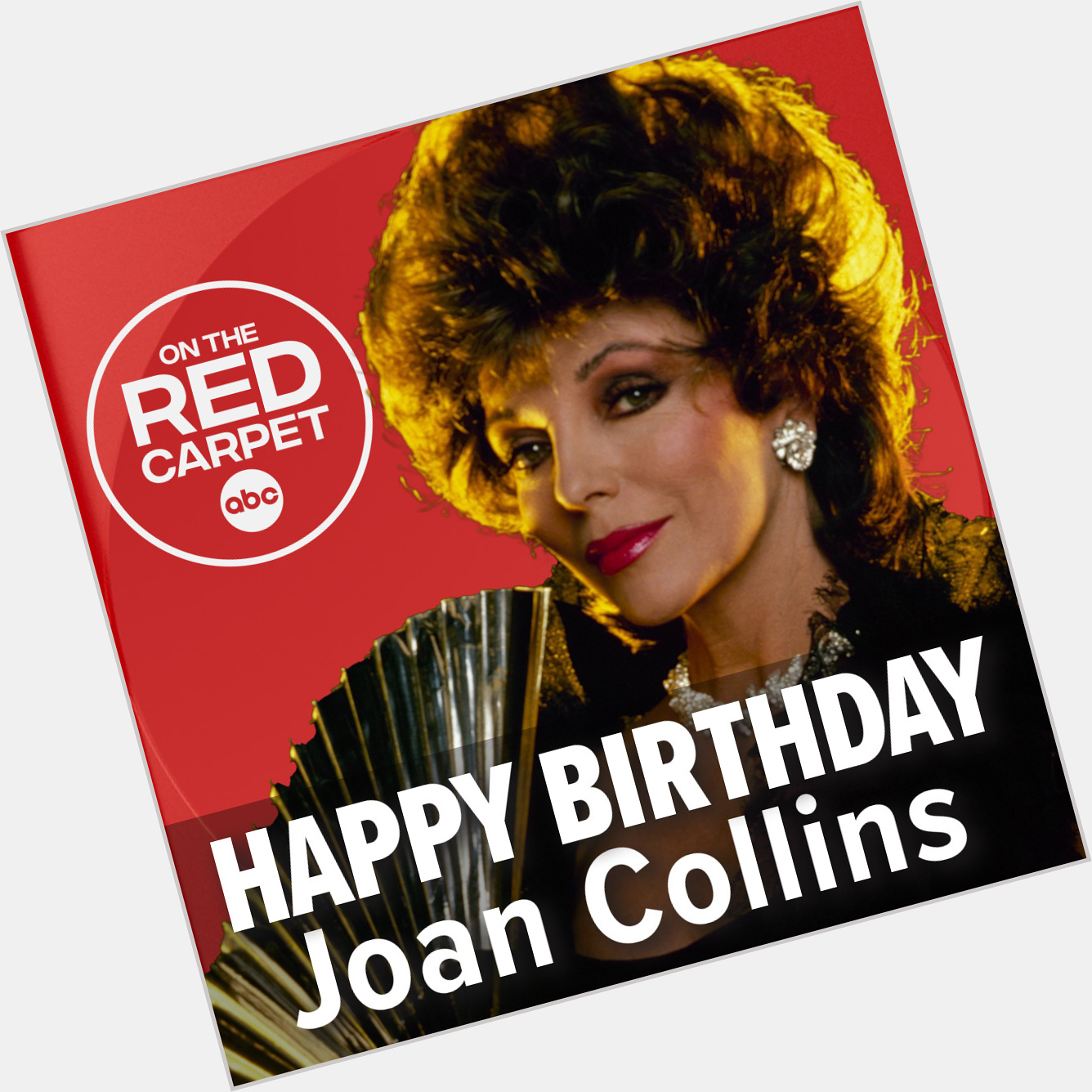 Happy 90th Birthday to Hollywood Icon Joan Collins!  