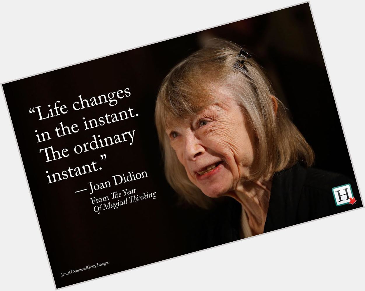 Happy 80th birthday, Joan Didion, a woman who has taught us so much (and continues to every day). 