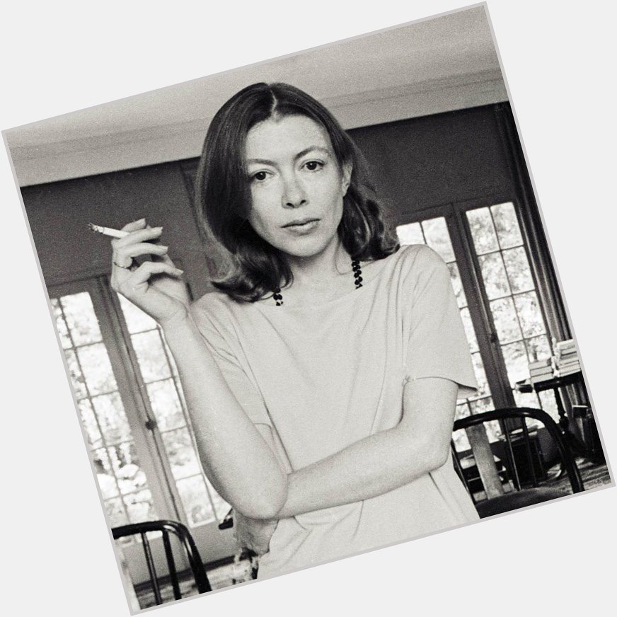  Time is the school in which we learn. Happy Birthday, Joan Didion, who continues to inspire. 