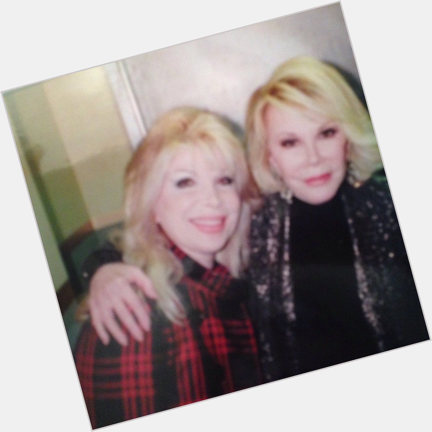 Happy birthday to my much missed and beloved icon Joan Rivers. Truly a comedic genius. Love you! 