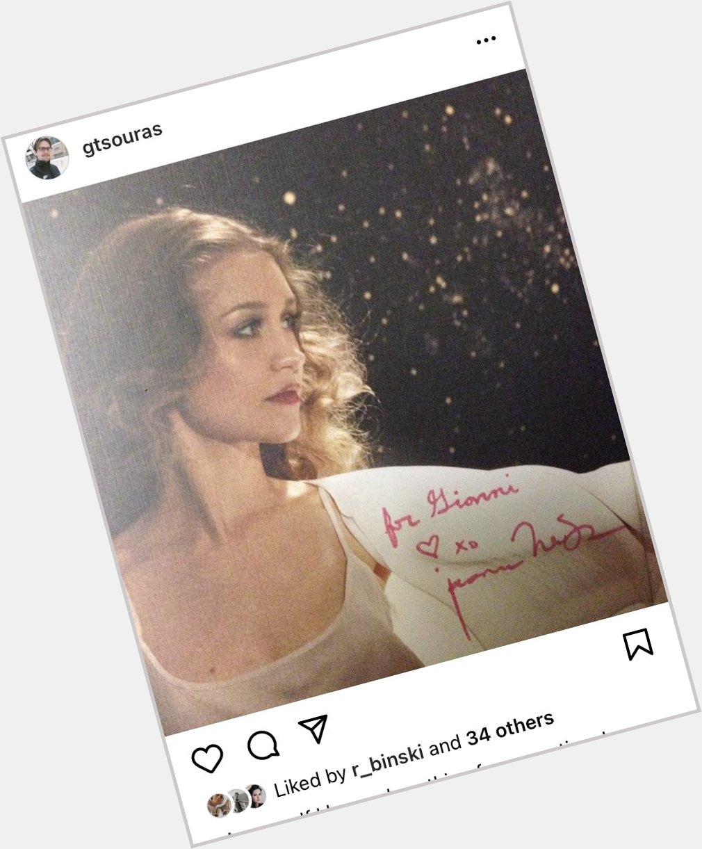 Awww I was so happy the night I met Joanna Newsom as a wee 24 year old grad student :,) happy 40th birthday queen 