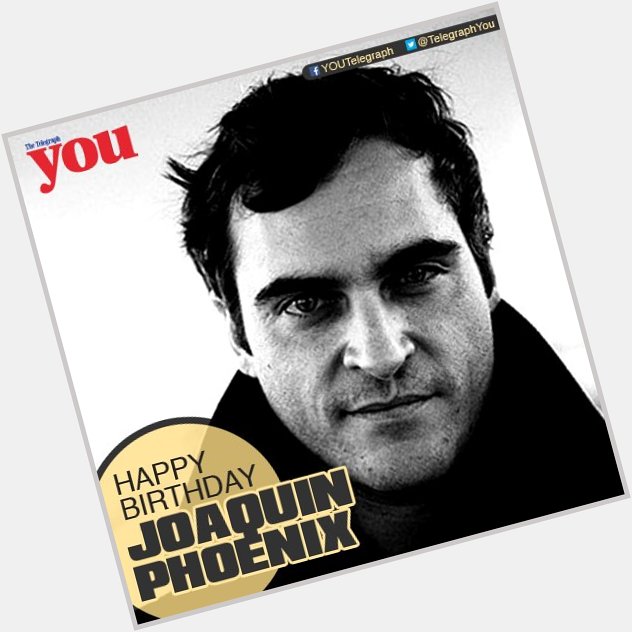 Happy Birthday to the Commodus from Gladiator , 
Joaquin Phoenix. 