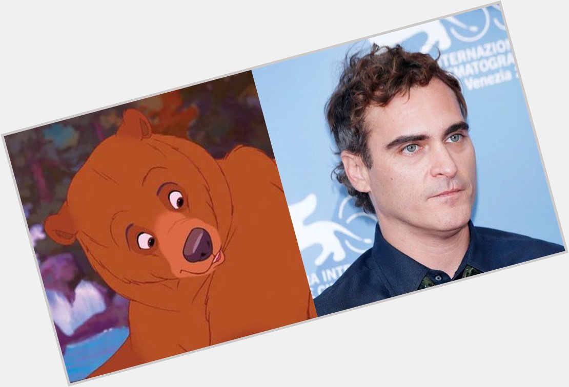 Happy birthday to Joaquin Phoenix, who voiced Kenai in BROTHER BEAR! 