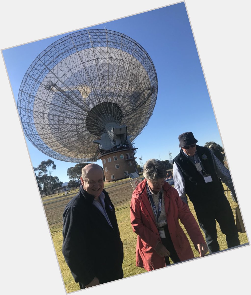Happy birthday Dame Jocelyn Bell Burnell at the Parkes Dish 