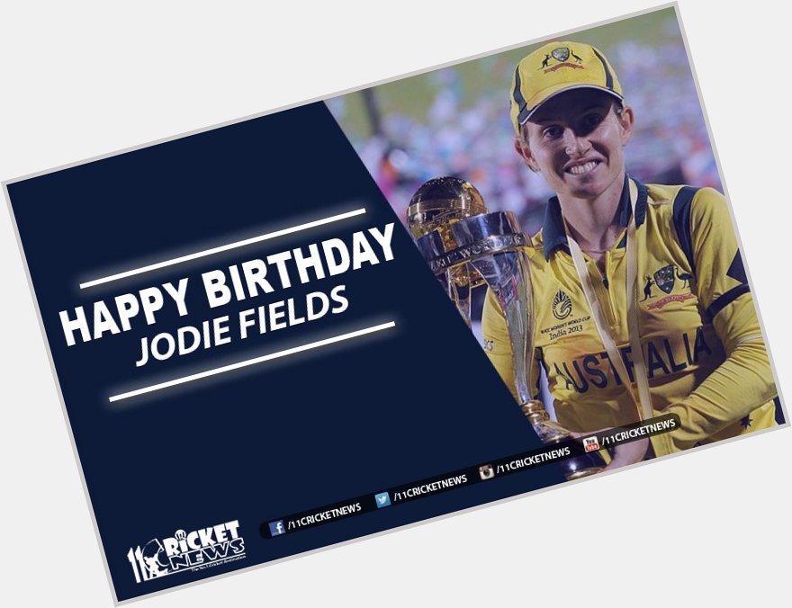 Happy Birthday \" Jodie Fields\". She turns 33 today. 