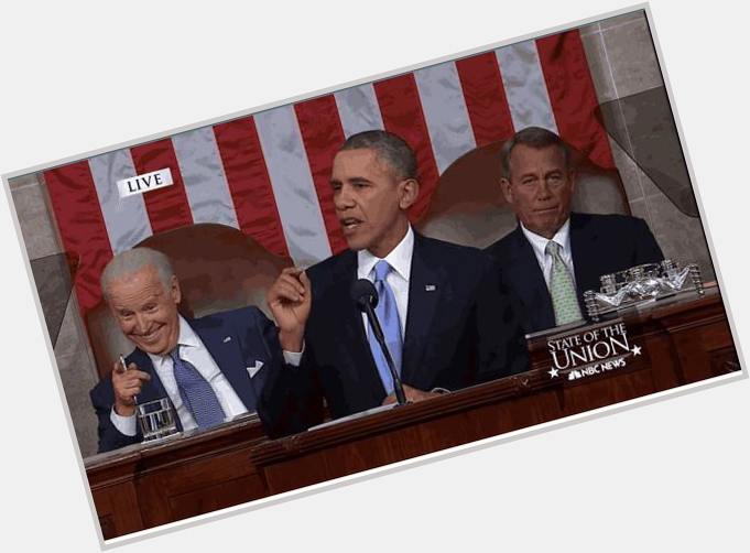 Happy birthday, Joe Biden! May you always be this jolly during the State of the Union. 