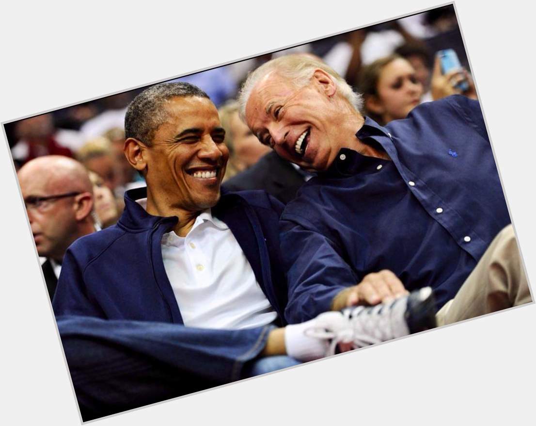 Sweet! The Bromance lives on.(last years photo) Happy Birthday,  Joe Biden!  