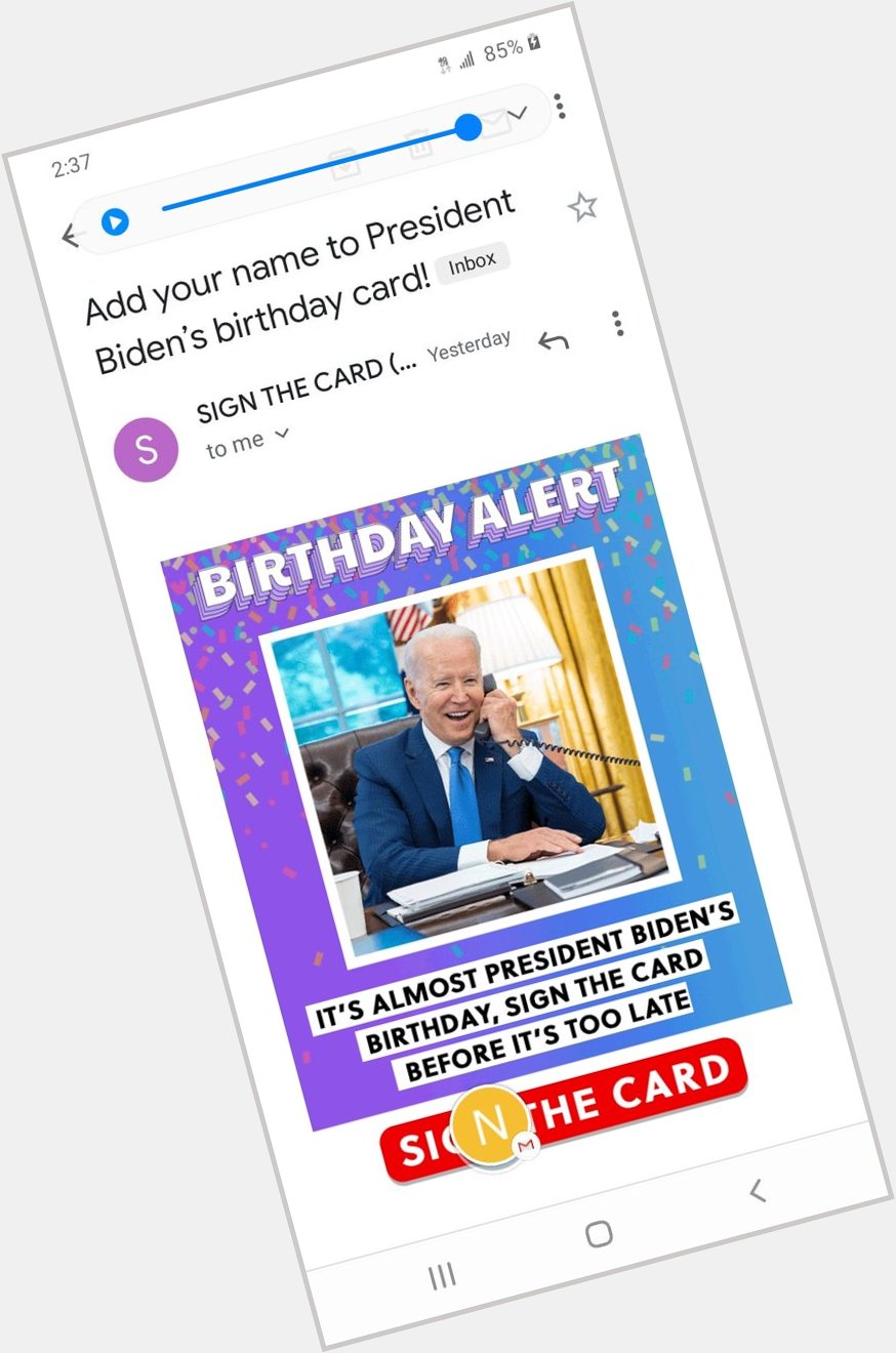 HAPPY BIRTHDAY HAPPY BIRTHDAY JOE BIDEN 