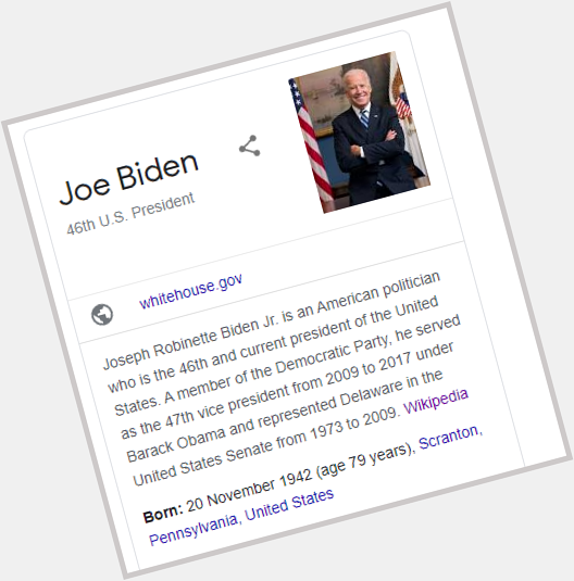 Happy birthday to Joe Biden, 79 today 