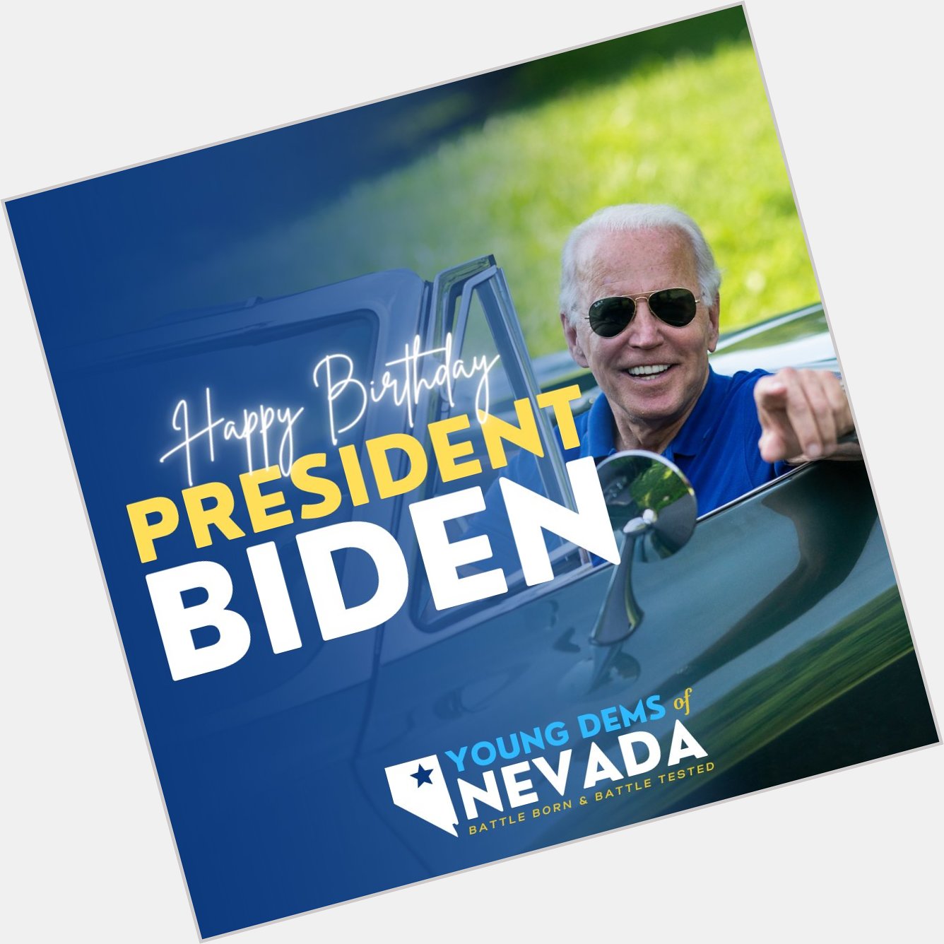 The Young Democrats of Nevada wish President Joe Biden a happy birthday! 