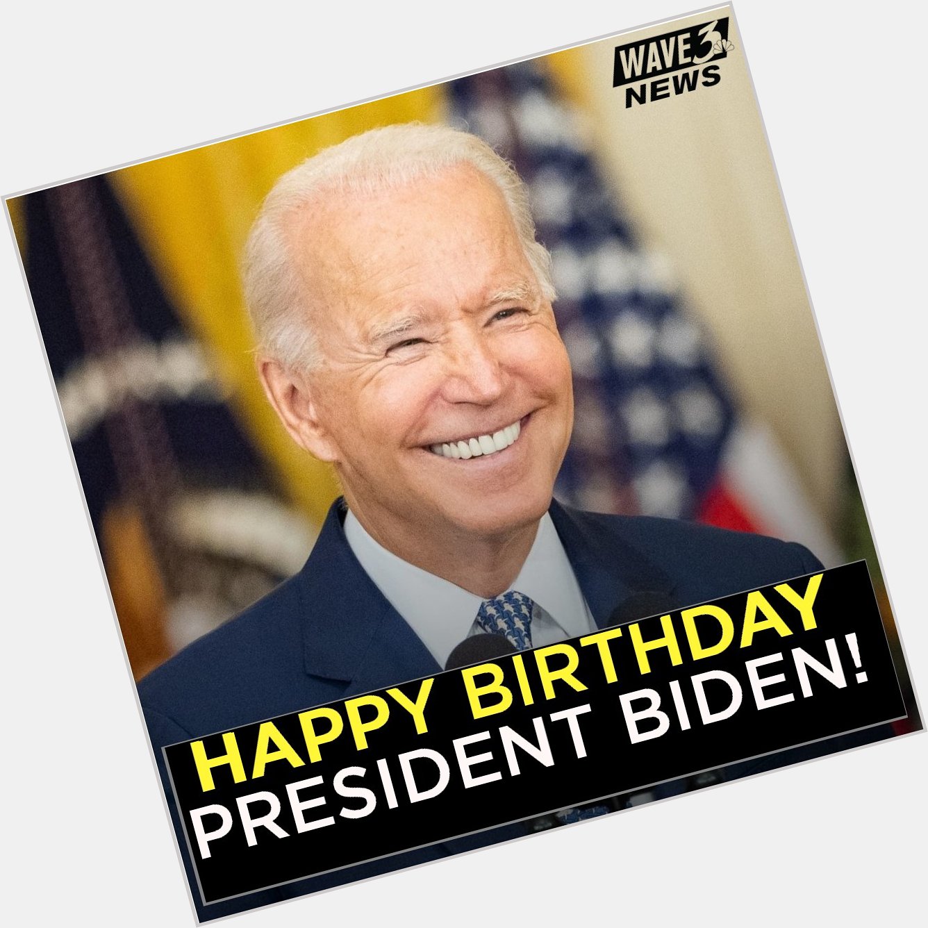 Sending happy birthday wishes to President Joe Biden, who turns 79 today 